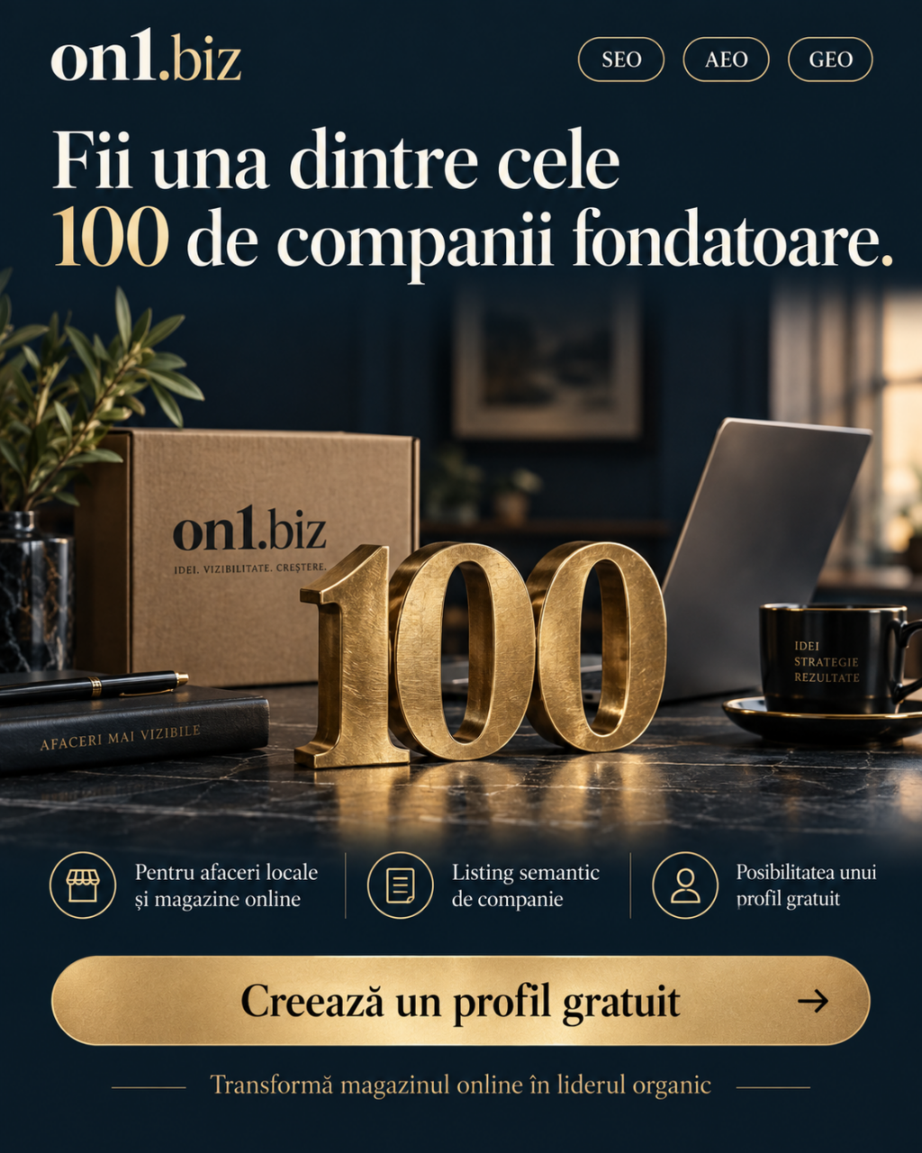 ON1.biz invită primele 100 de companii fondatoare