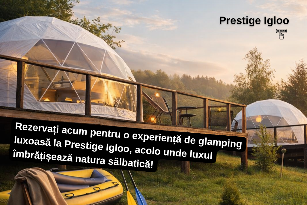 Cort glamping Buzau Prestigeigloo